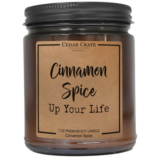Cinnamon Spice Up Your Life Amber Jar