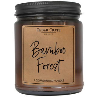 Bamboo Forest Amber Jar Candle