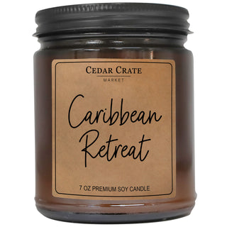 Caribbean Retreat Amber Jar Candle