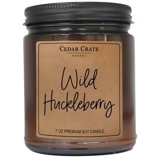 Wild Huckleberry Amber Jar Candle