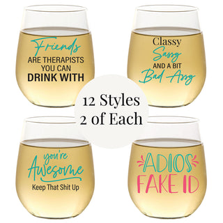 Pre-Pack 24 Best Seller Wine Glasses
