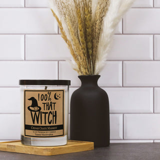100% That Witch Soy Candle, Hand poured in USA