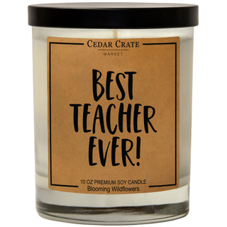 Best Teacher Ever Soy Candle
