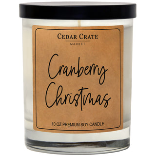 Cranberry Christmas Soy Candle
