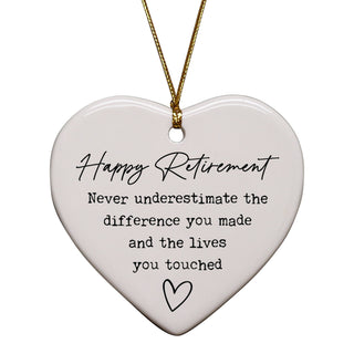 Never Underestimate The Difference You Made Keepsake Ornament
