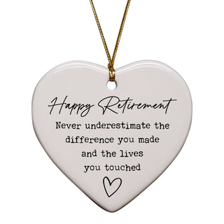Never Underestimate The Difference You Made Keepsake Ornament