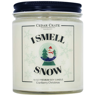 I Smell Snow Soy Candle - 7oz
