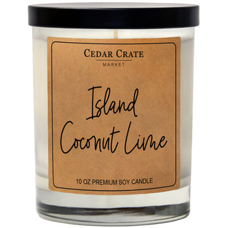 Island Coconut Lime Soy Candle