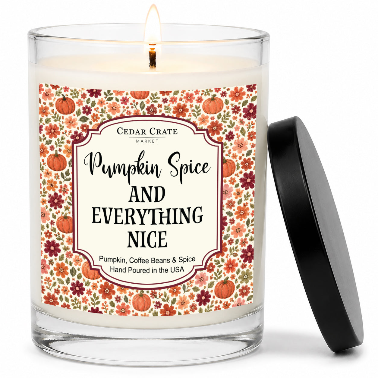 Fall Candle - Pumpkin Spice And Everything Nice