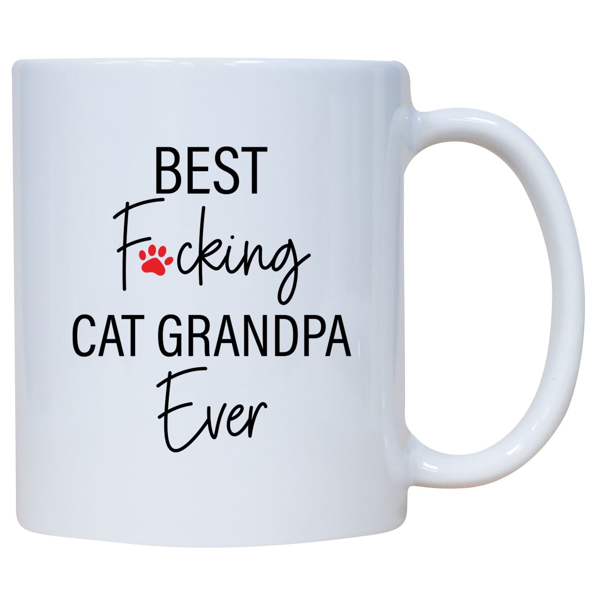 Best F*cking Cat Grandpa Ever Coffee Mug
