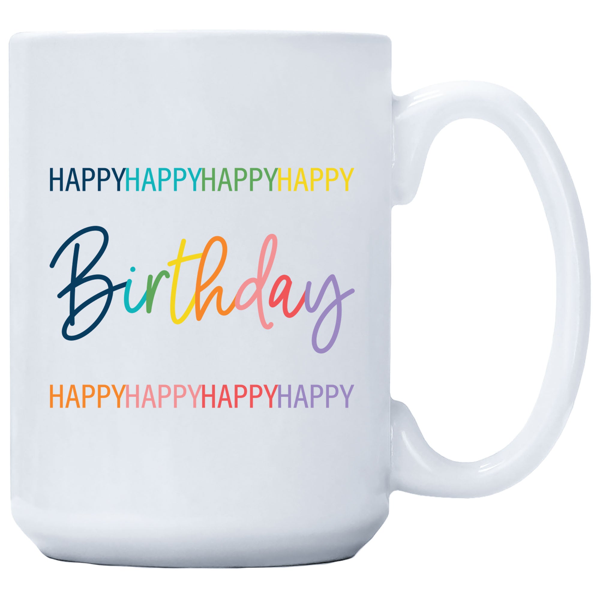 Coffee Mug - Happy Happy Happy Happy Birthday Mug