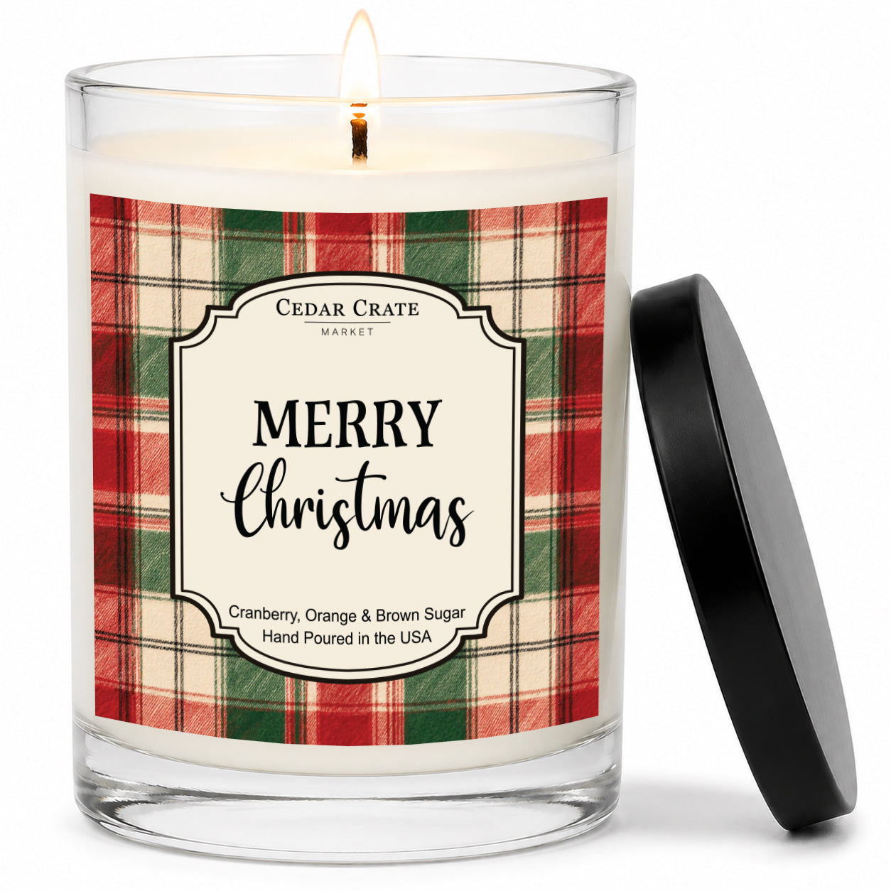 Christmas Candle - Merry Christmas