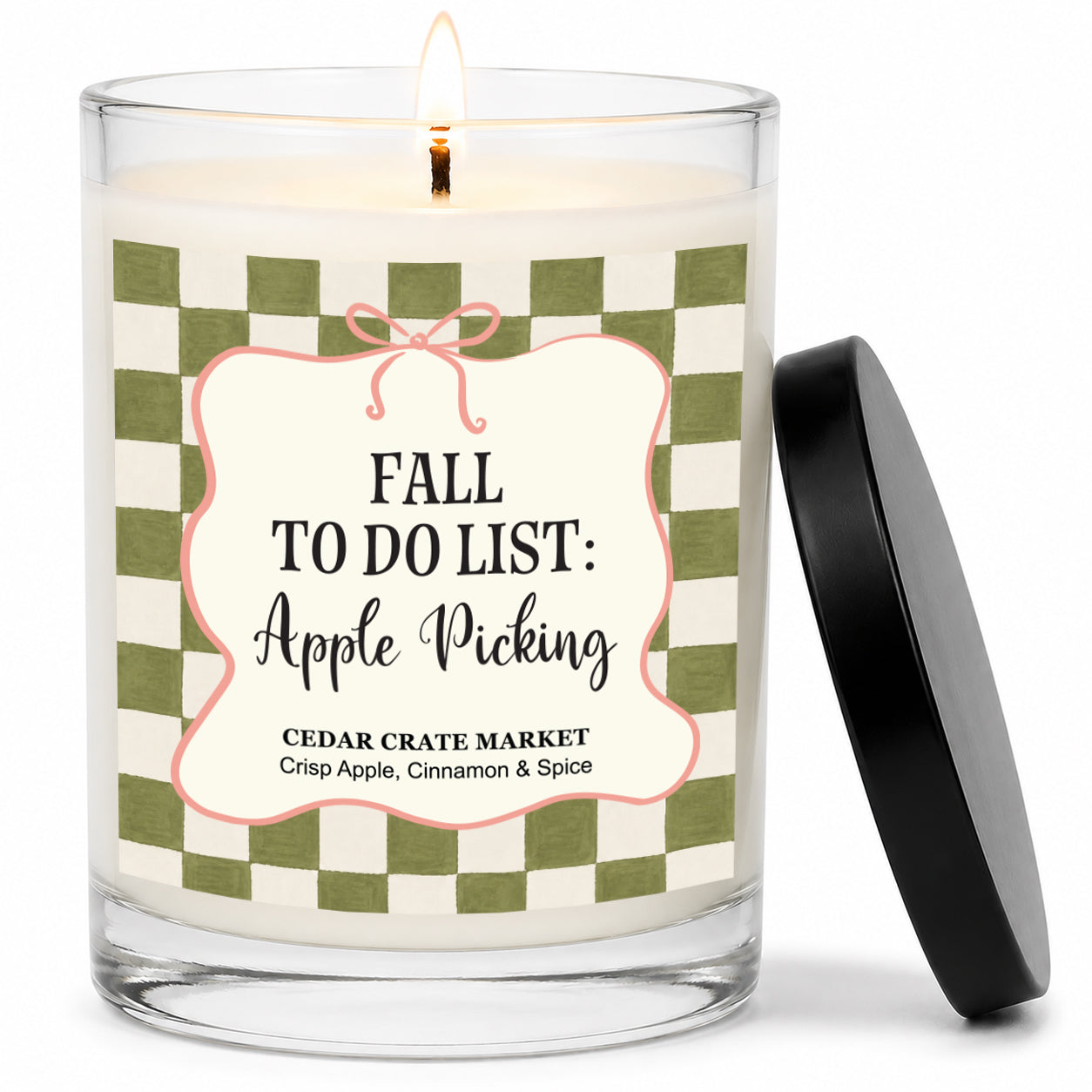 Fall Candle - Fall To Do List: Apple Picking