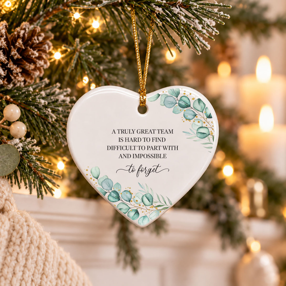 Retirement Ornament - A Truly Great Team Is Hard To Find