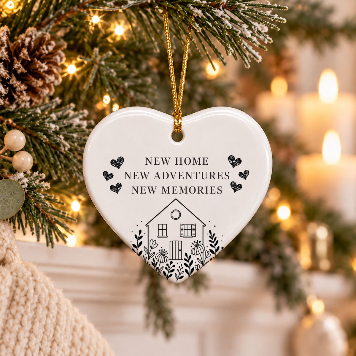 New Home Ornament - New Adventures And New Memories