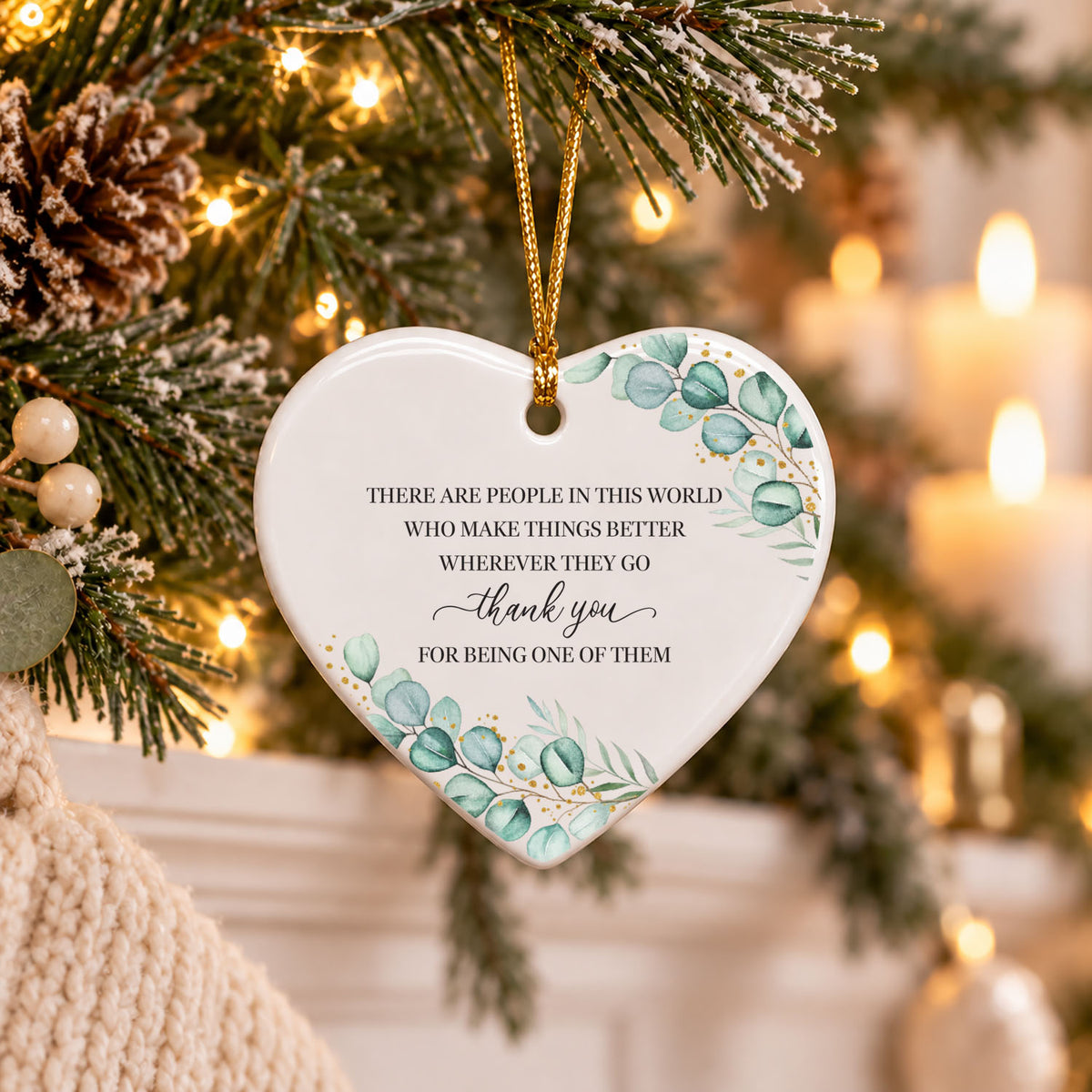 Stocking Stuffers Ornament - You Make Things Better