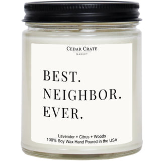 Best Neighbor Ever Soy Candle