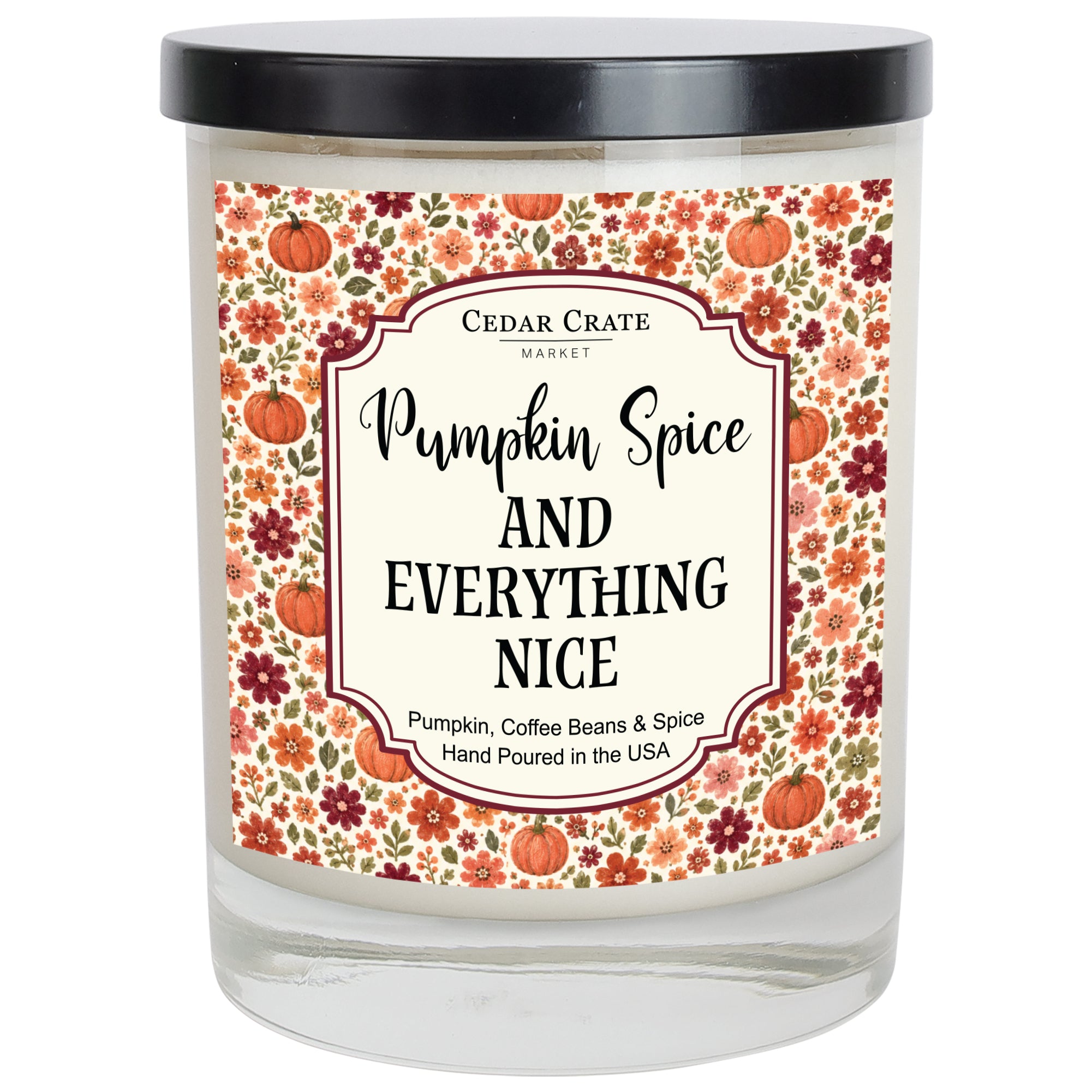 Fall Candle - Pumpkin Spice And Everything Nice