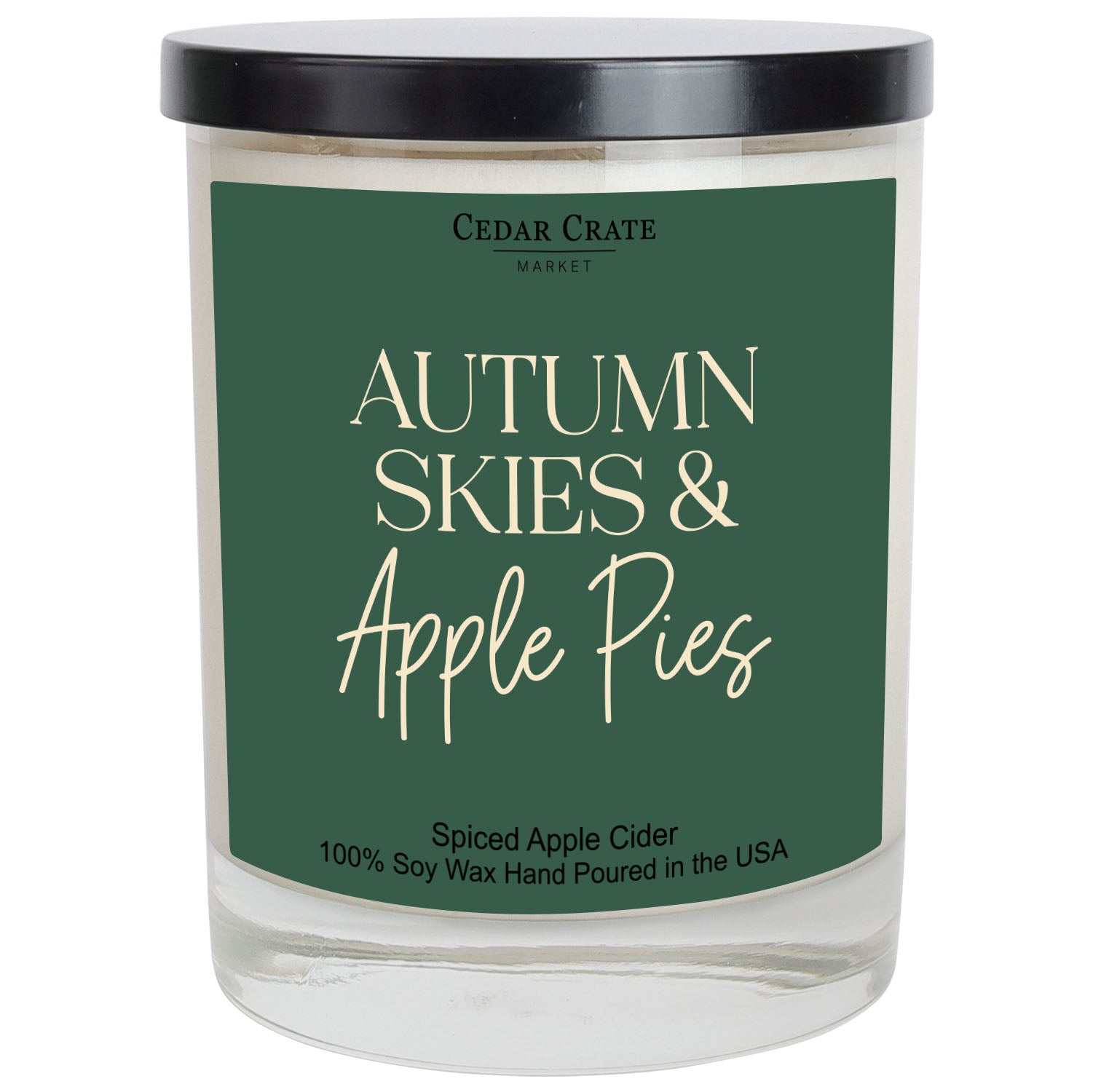 Autumn Skies & Apple Pies Color Candle
