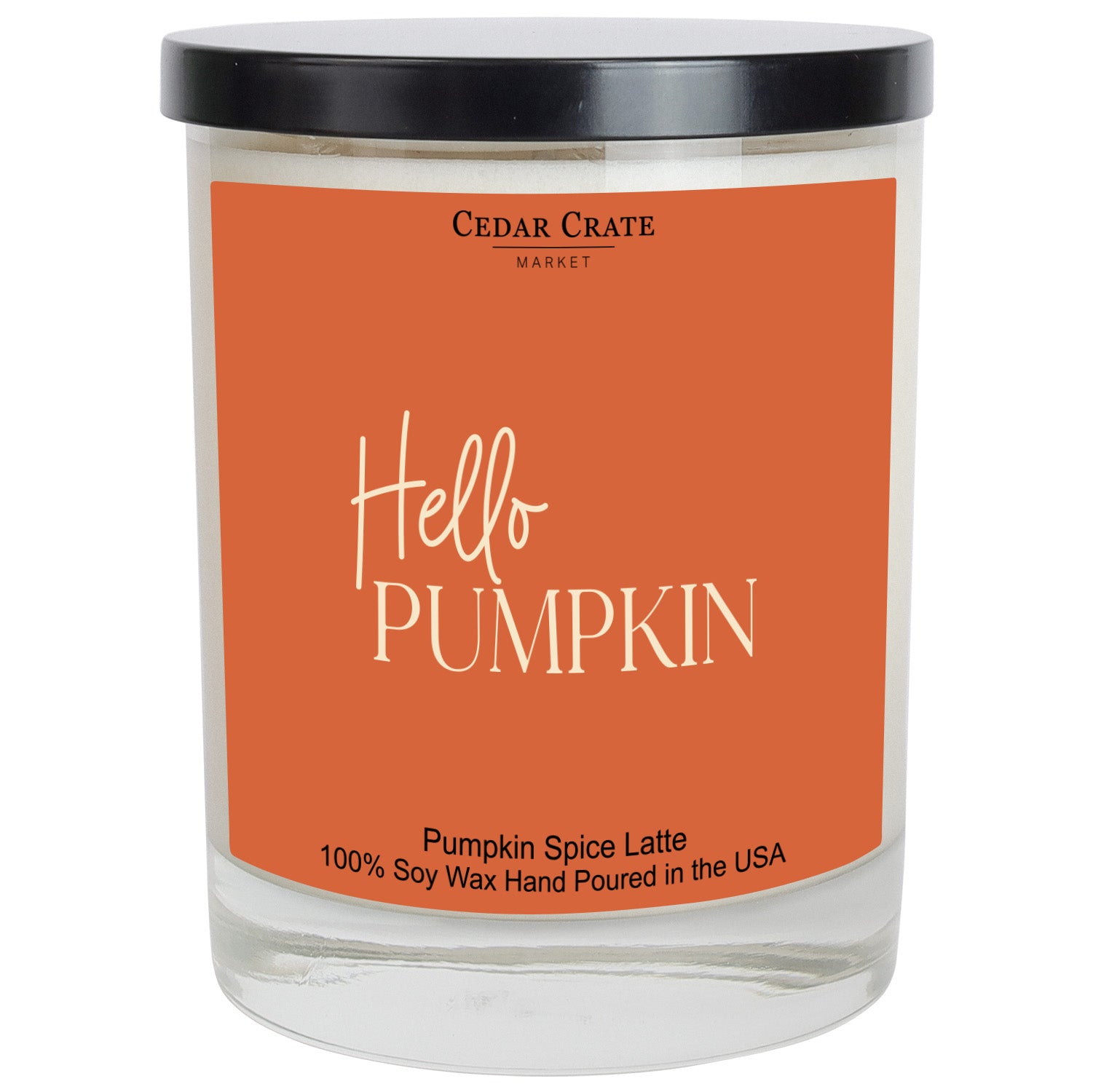 Hello Pumpkin Color Candle