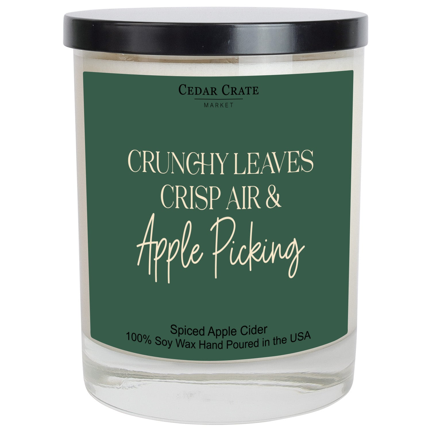 Crunchy Leaves, Crisp Air & Apple Picking Color Candle
