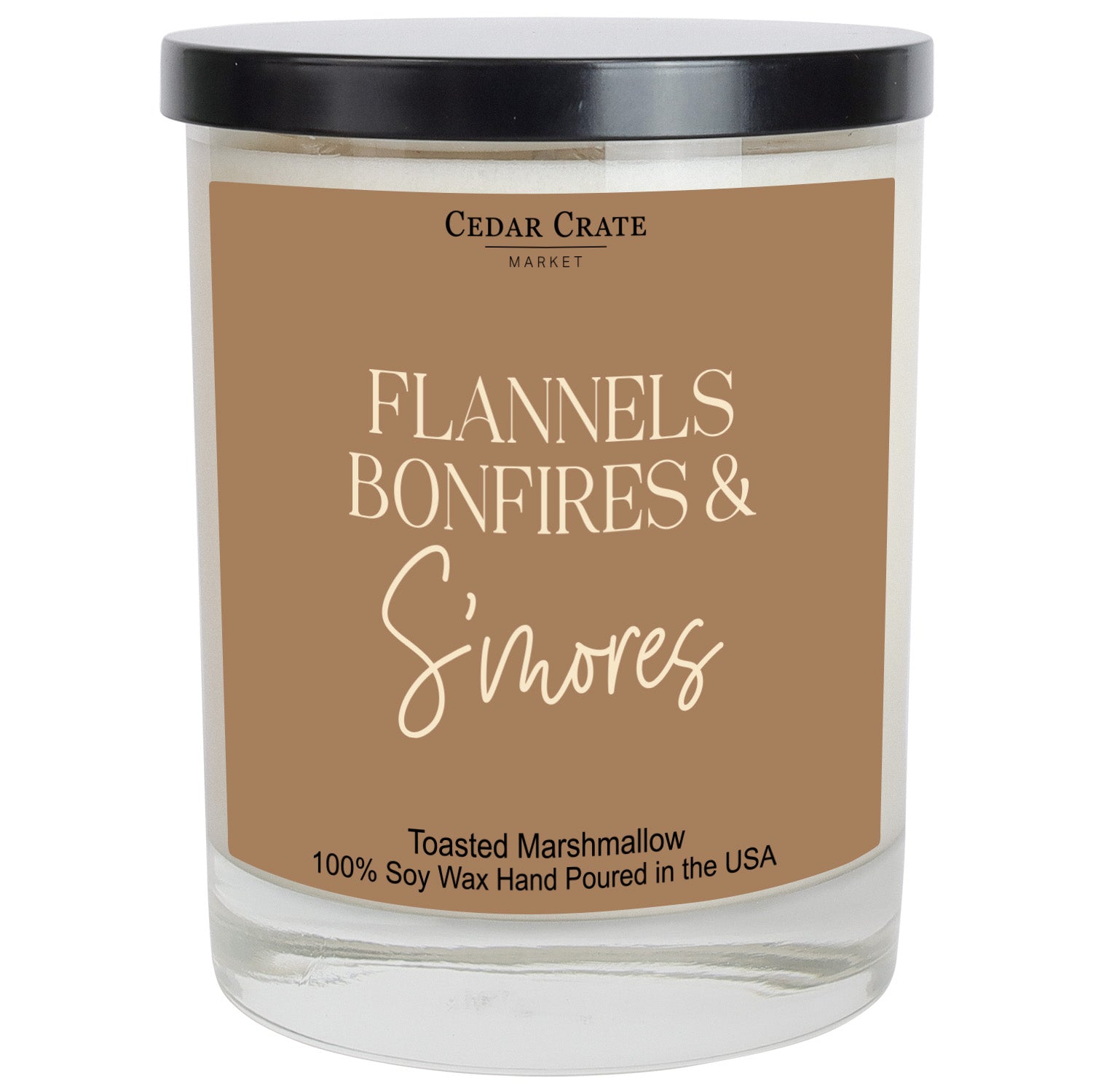 Flannels, Bonfires & S'mores Color Candle