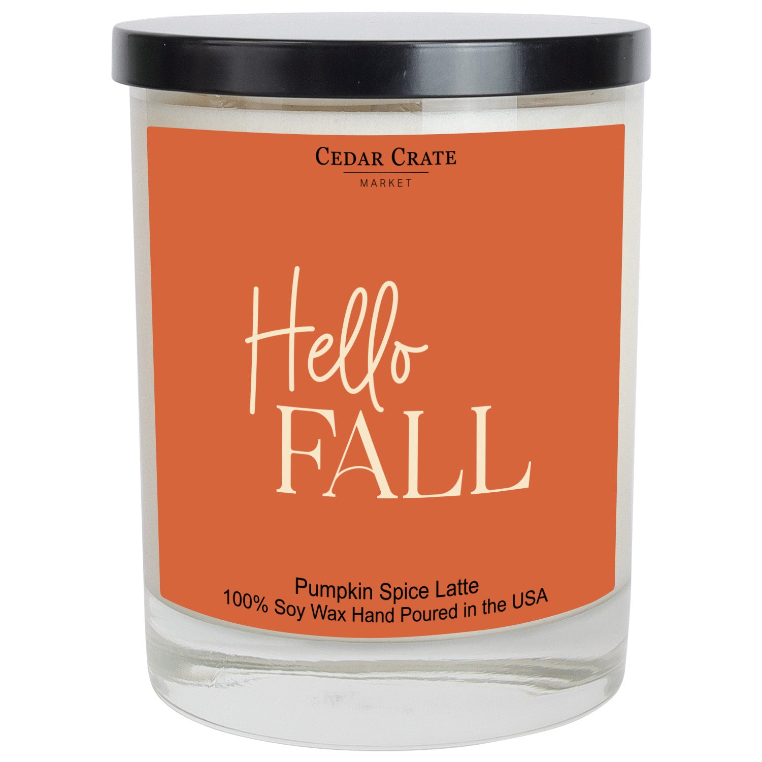 Hello Fall Color Candle