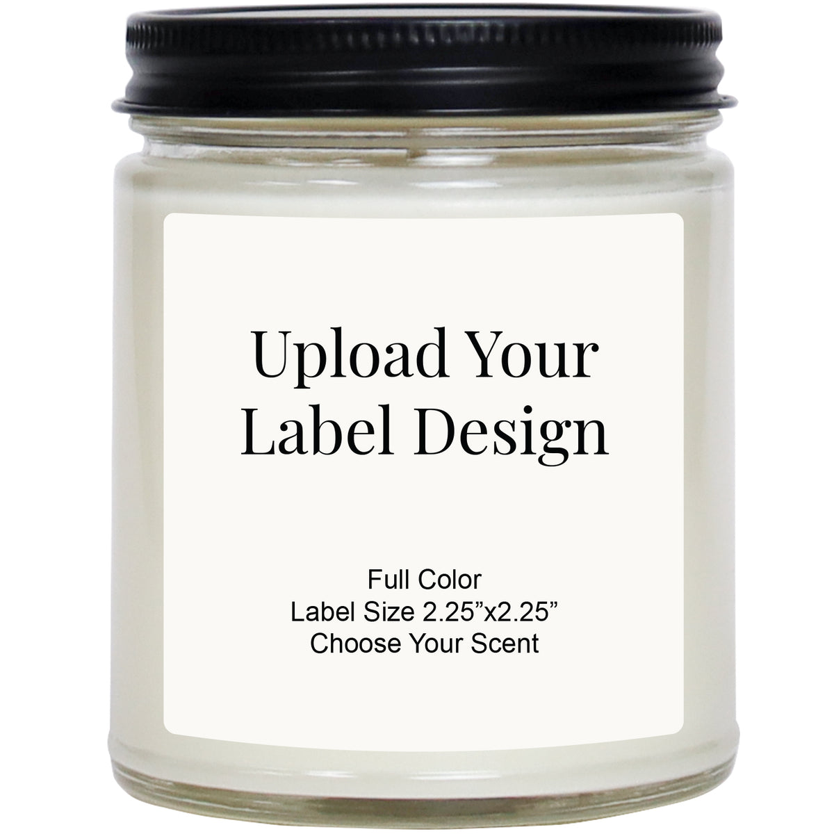 Custom White Jar Candles - Minimum Order Qty. 12