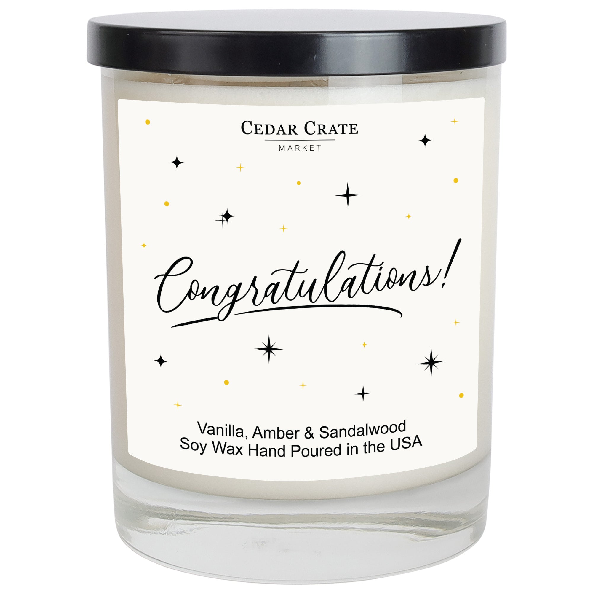 Congratulations! Soy White Candle