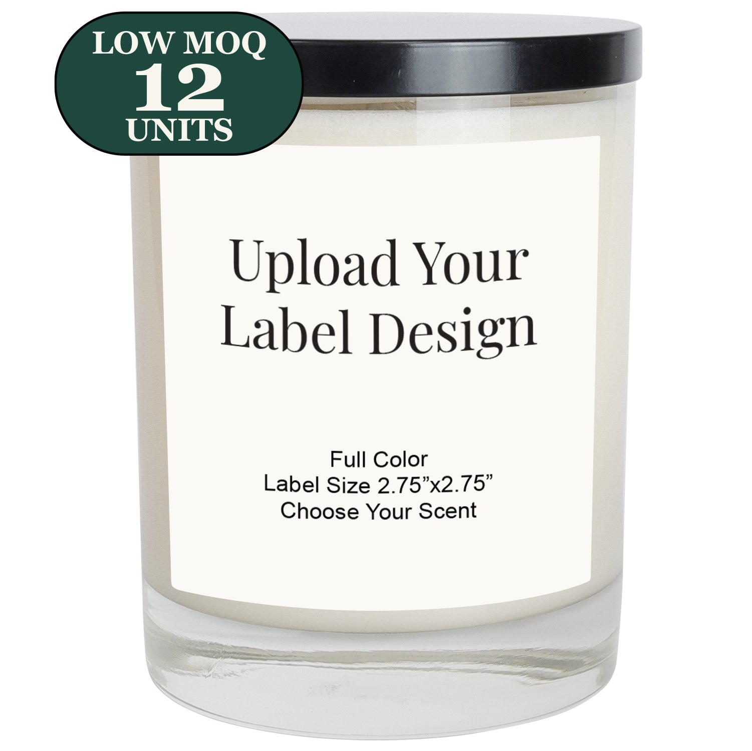 Custom Signature Jar Candle - Minimum Order Quantity 12