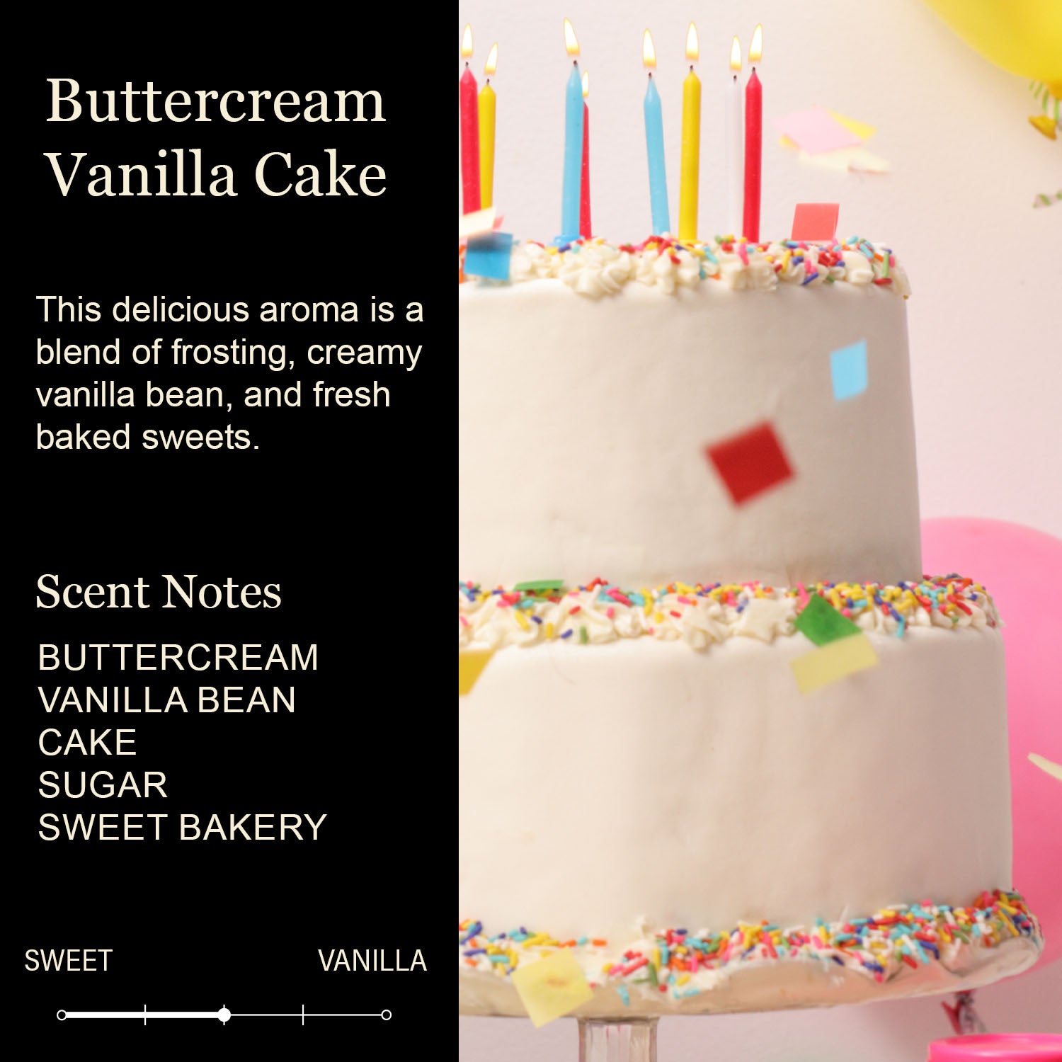 Happy Birthday Rainbow Soy Candle