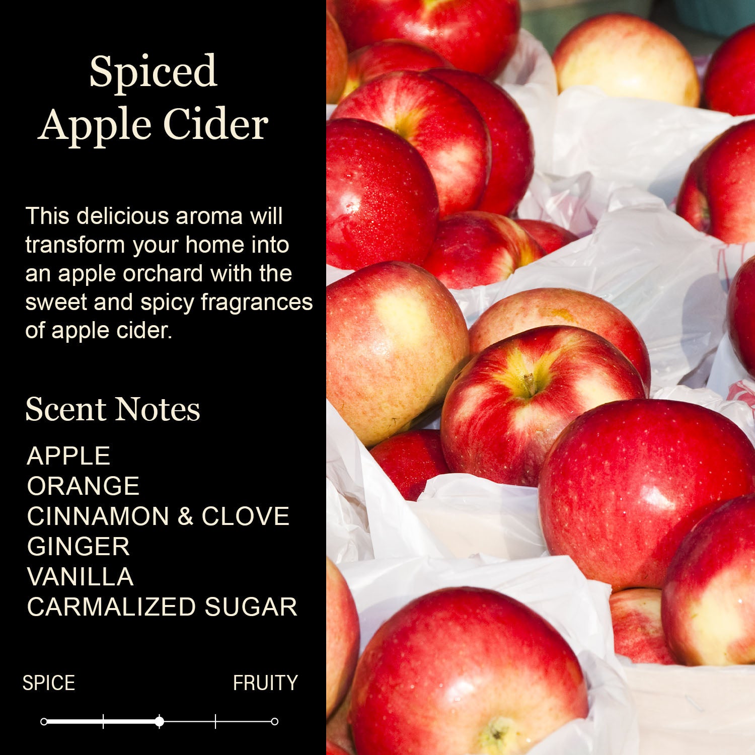 Autumn Skies & Apple Pies Color Candle