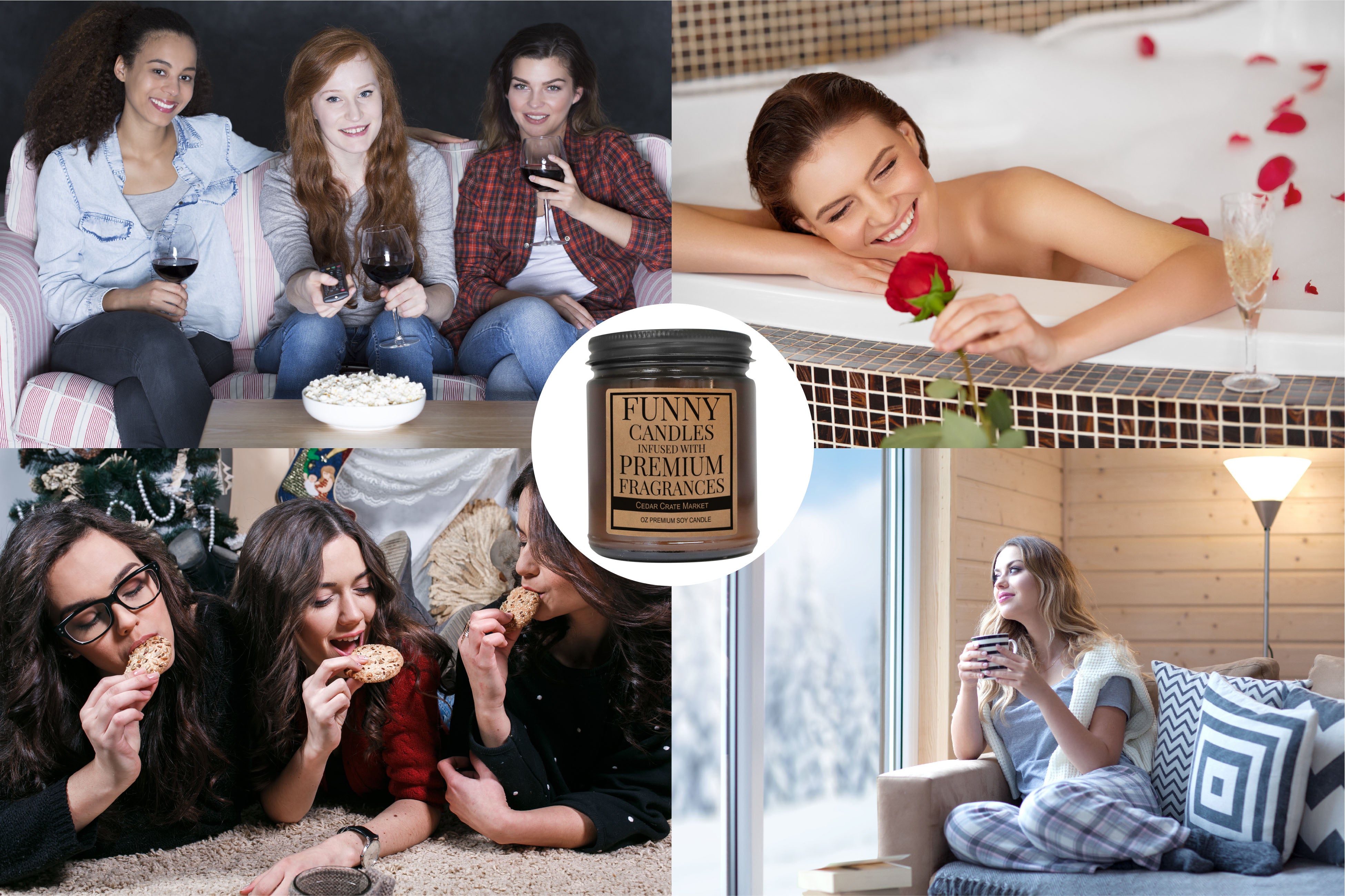 Dark Roast Coffee Amber Jar Candle