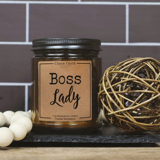 Boss Lady Amber Jar