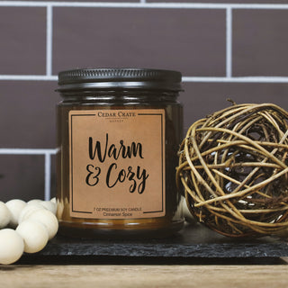 Warm & Cozy Amber Jar