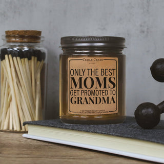 Only The Best Moms Get Promoted To Grandma Amber Jar