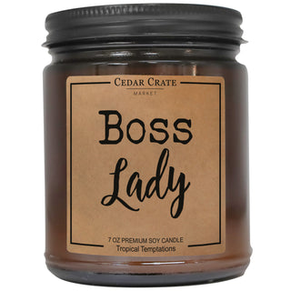 Boss Lady Amber Jar