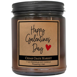 Happy Galentines Day Amber Jar