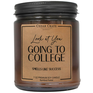Look At You Going To College Smells Like Success Amber Jar