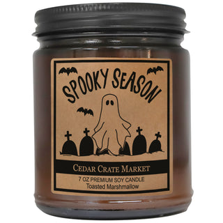 Spooky Season Amber Jar