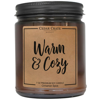 Warm & Cozy Amber Jar