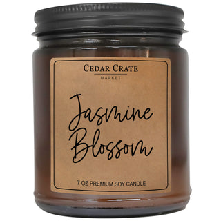 Jasmine Blossom Amber Jar Candle