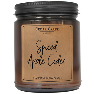 Spiced Apple Cider Amber Jar Candle