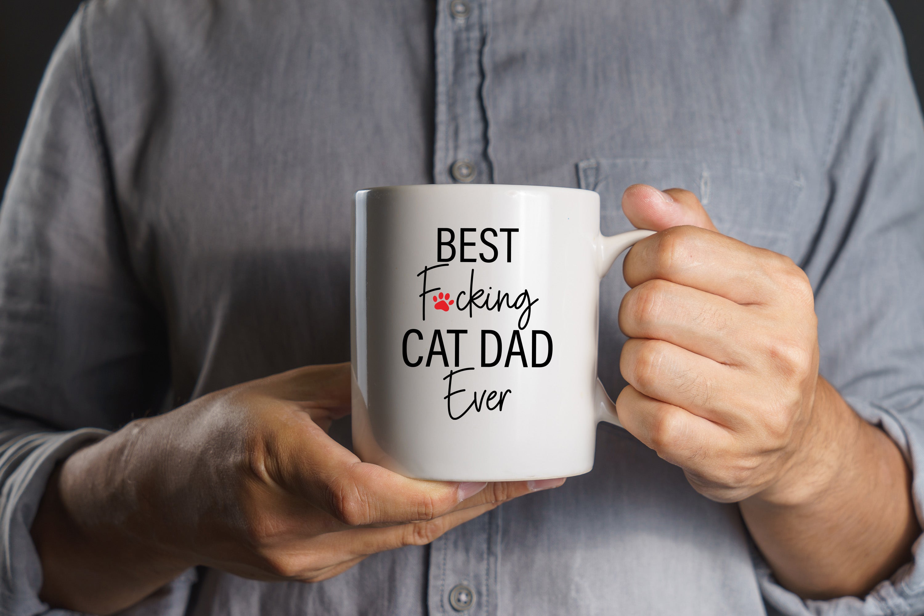 Best F*ing Cat Dad Mug