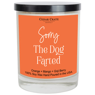 Sorry The Dog Farted Color Candle