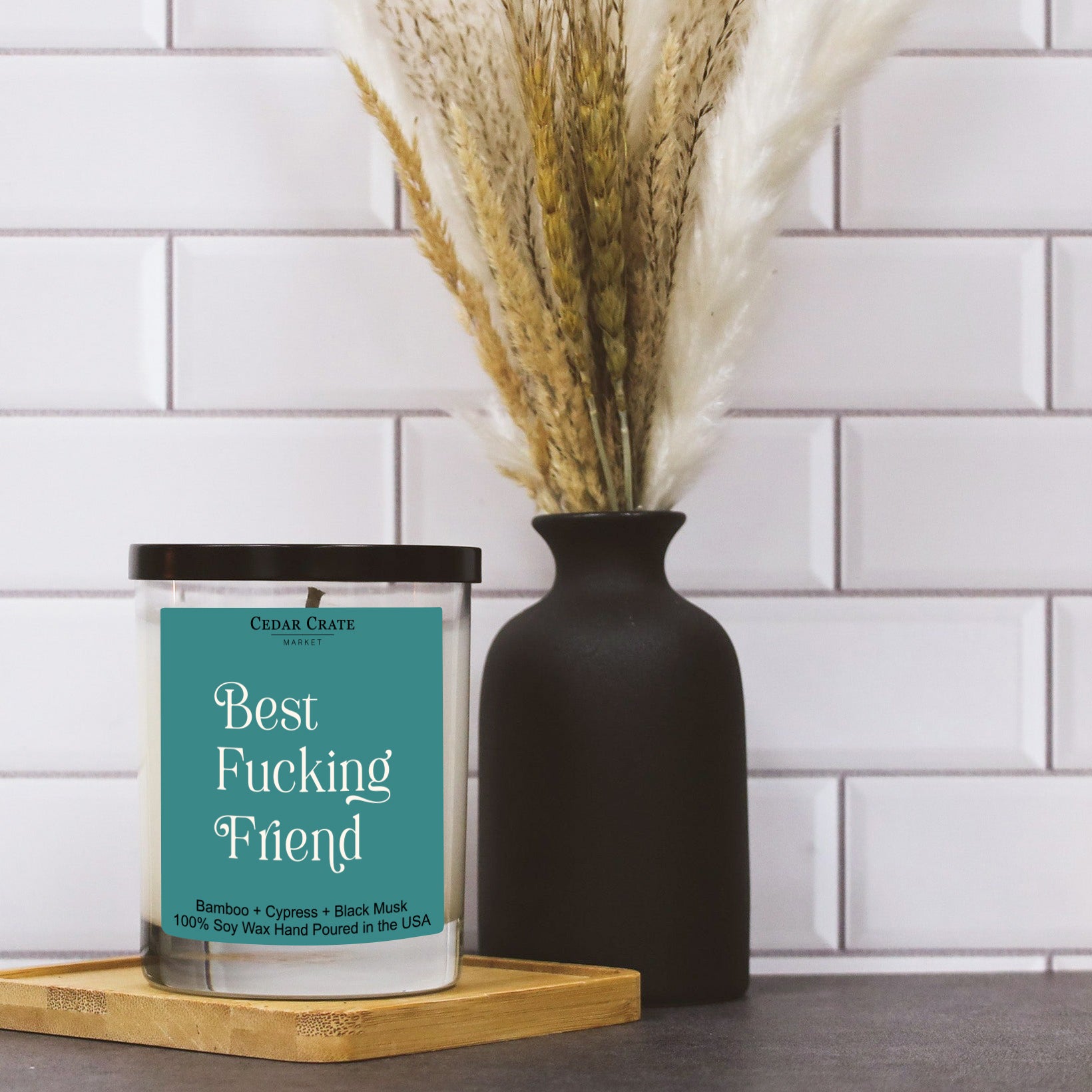 Best Fucking Friend Ever Color Candle