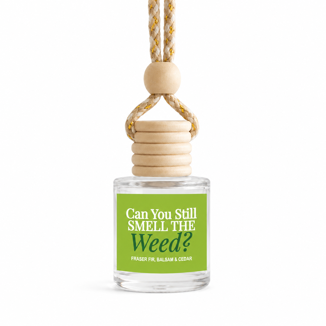 Car Diffuser - Can You Still Smell The Weed? Balsam + Cedar