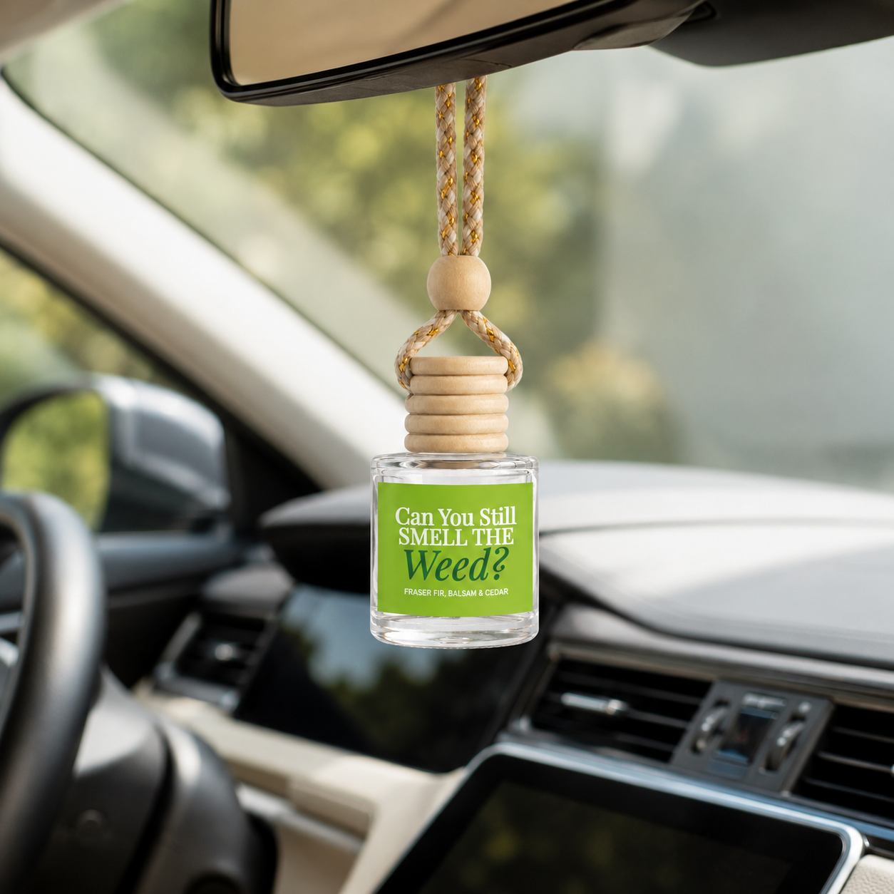 Car Diffuser - Can You Still Smell The Weed? Balsam + Cedar