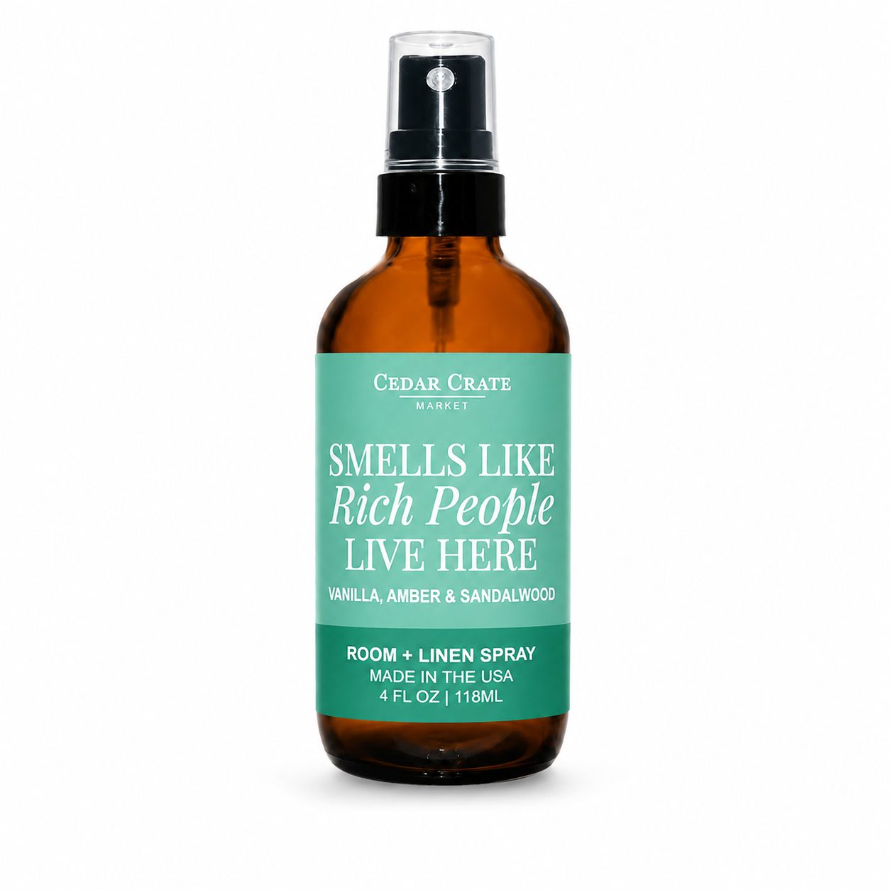 Funny Room Spray - Smells Like Rich People Live Here 4 oz