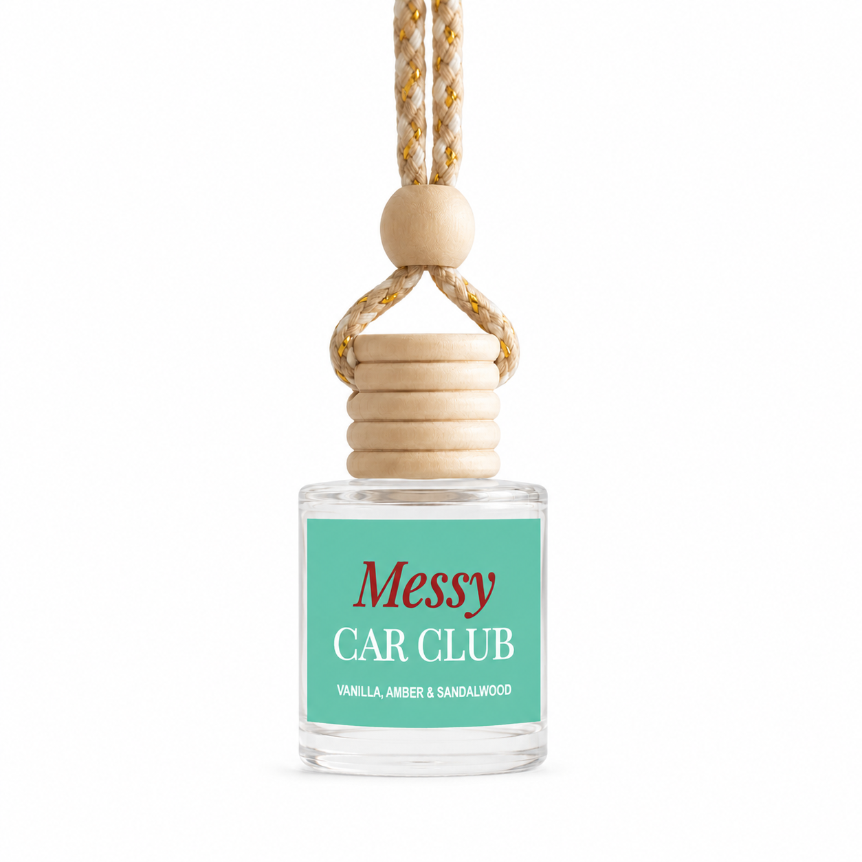 Car Diffuser - Messy Car Club Amber Vanilla Woods 8 ml Oil